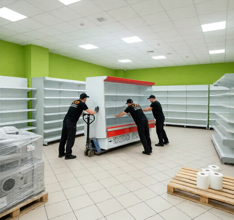 Переезд магазина в Шали